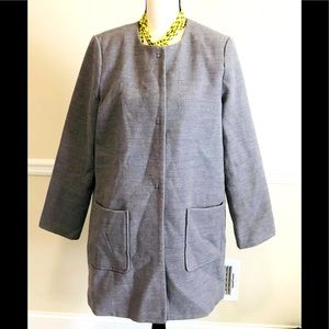 Forever 21 Gray Overcoat